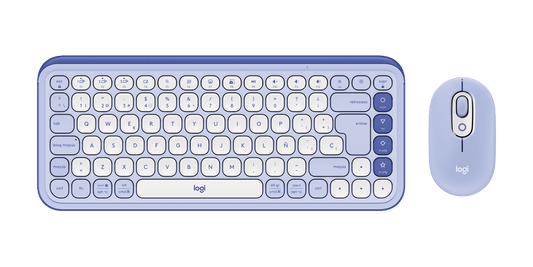 Teclado y Mouse Logitech Pop Icon Lila