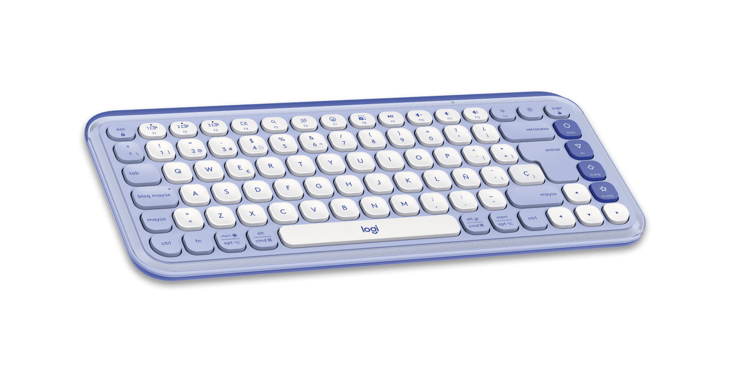 Teclado y Mouse Logitech Pop Icon Lila