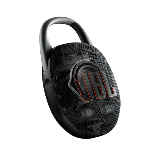Altavoz JBL Clip 5 inalámbrico portátil resistente al agua color Negro