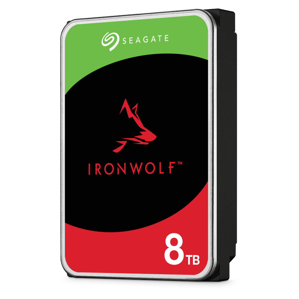 Disco Duro Seagate IronWolf 8TB 3.5" 7200RPM SATA lll 6Gbit/s Caché 64MB 1-8 Bahías para NAS