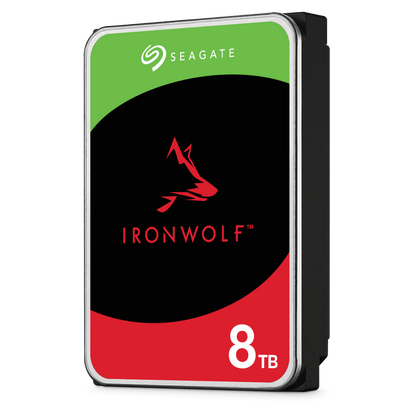 Disco Duro Seagate IronWolf 8TB 3.5" 7200RPM SATA lll 6Gbit/s Caché 64MB 1-8 Bahías para NAS
