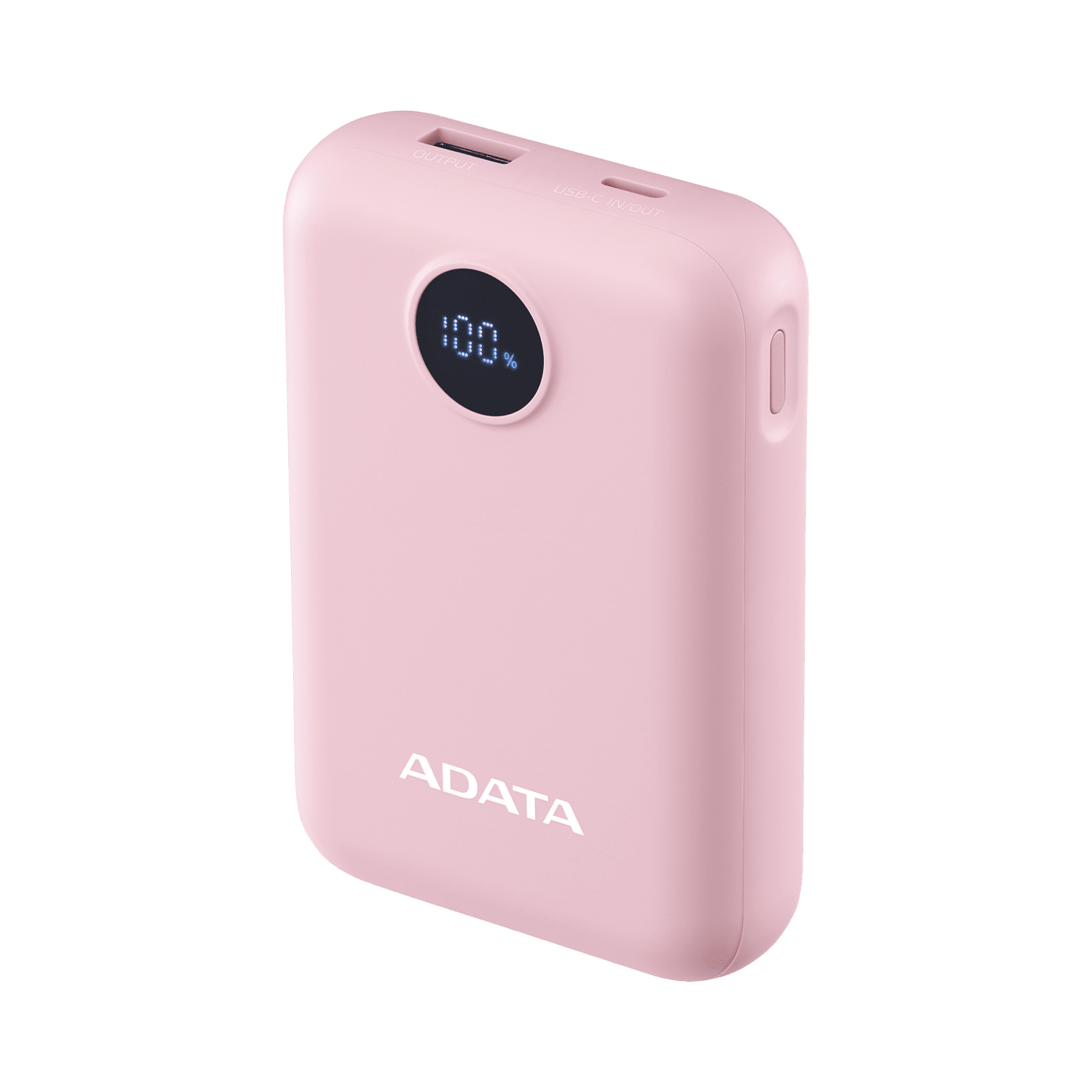 Power Bank Adata 10000mAh Digital PC10022 Rosa
