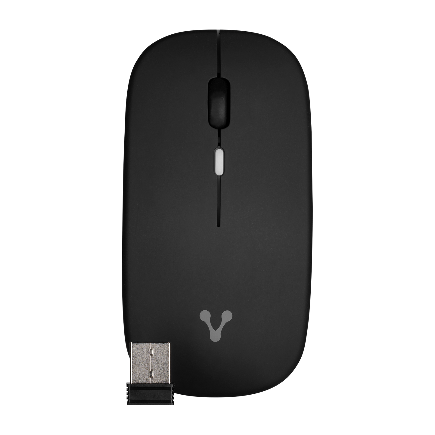 MOUSE VORAGO MO-307 INALAMBRICO HASTA 1600 DPI RECARGABLE NEGRO RGB