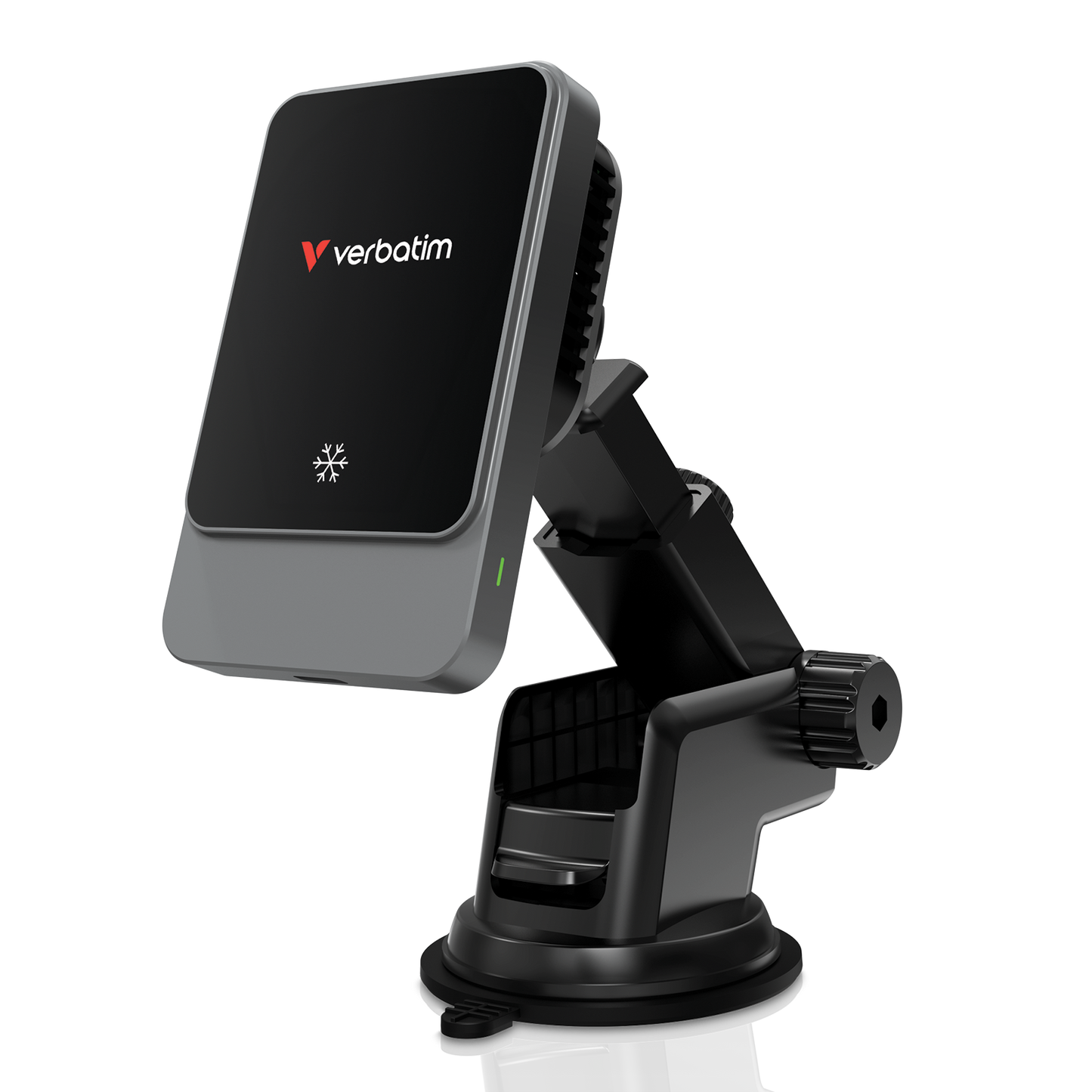 Cargador Inalambrico Verbatim Magnetico tipo C con ventilador de enfriamiento e iluminación RGB