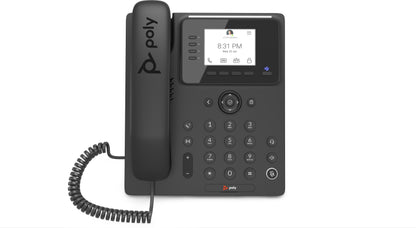 Poly Telefono IP multimedia empresarial CCX 350 para Microsoft Teams y compatible con PoE
