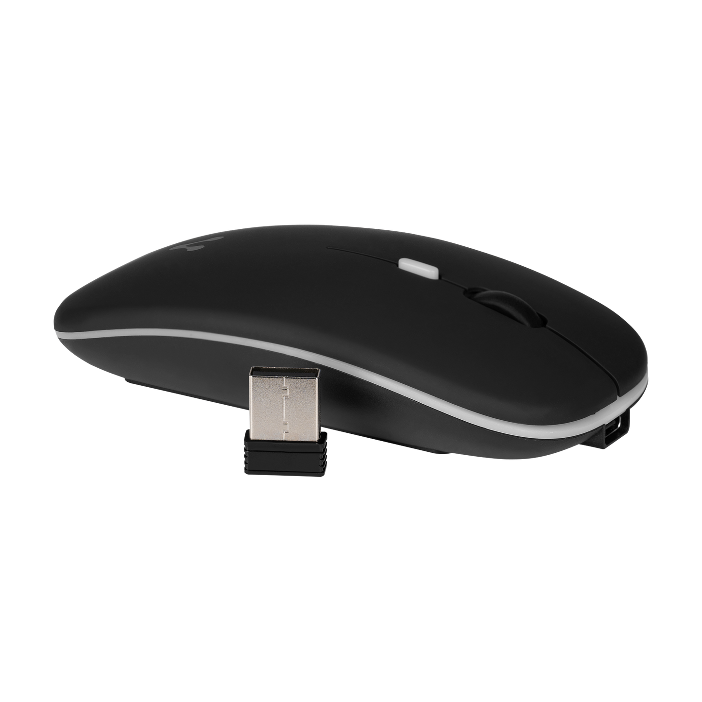 MOUSE VORAGO MO-307 INALAMBRICO HASTA 1600 DPI RECARGABLE NEGRO RGB