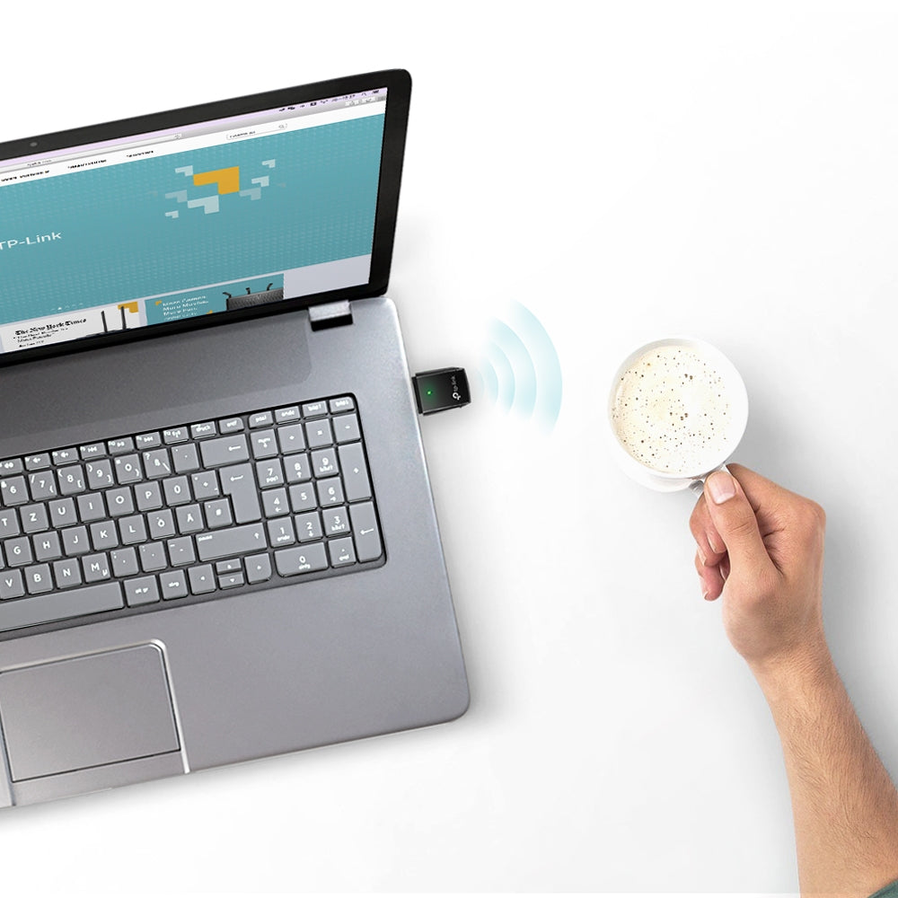 Adaptador Inalambrico TP-Link USB de Banda Dual AC600
