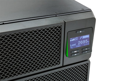 UPS APC 10 kVA/10 kW Rack 6U 208 V 4 Salidas L6-30R NEMA tarjeta de red+SmartSlot Autonomia extendida