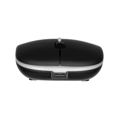 MOUSE VORAGO MO-307 INALAMBRICO HASTA 1600 DPI RECARGABLE NEGRO RGB