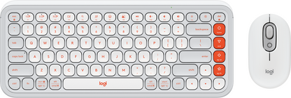 Teclado y Mouse Logitech Pop Icon Blanco