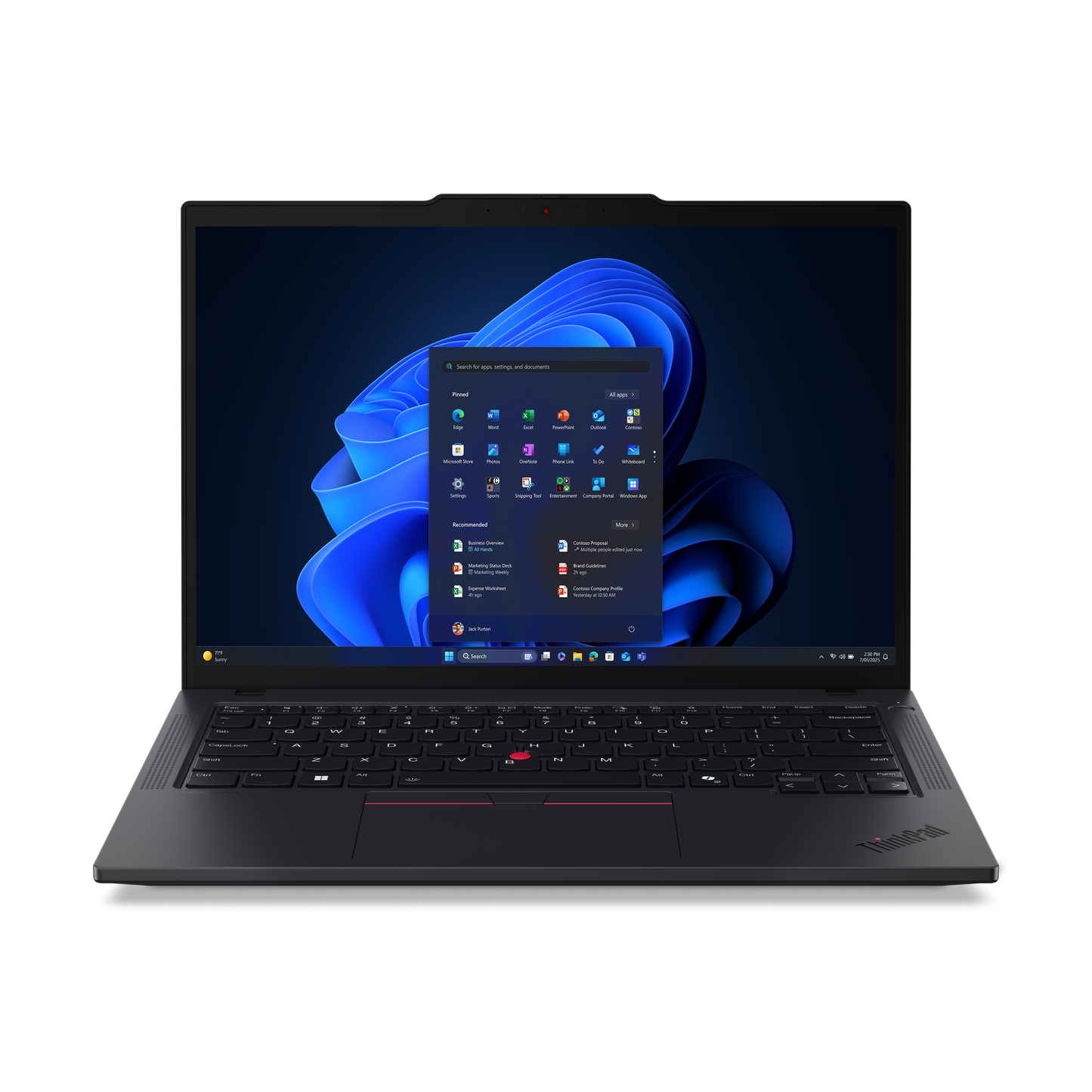 Laptop Lenovo TP T14 G6 Intel  Core Ultra 7 255H 14 NonTouch W11P64  32GB 1TB SSD 3YR Premier NBD