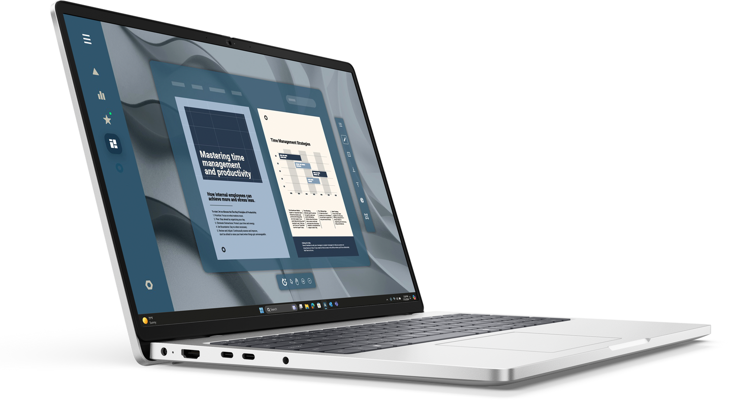 Laptop DELL PRO 16 IN AMD RYZEN 7-350 IA COPILOT+ RAM 16GB 512SSD GRAFICOS AMD RADEON 860M WIN 11 PRO 3Y BASIC