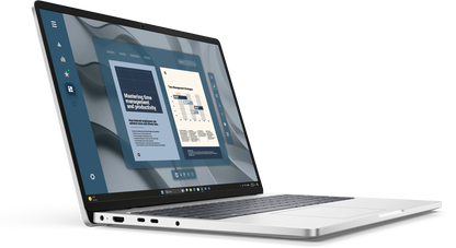Laptop DELL PRO 16 IN AMD RYZEN 7-350 IA COPILOT+ RAM 16GB 512SSD GRAFICOS AMD RADEON 860M WIN 11 PRO 3Y BASIC