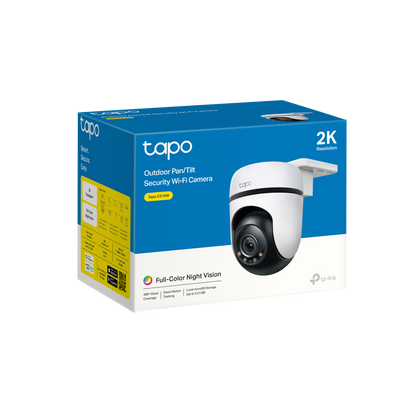 Security Camera Tapo by TP-Link Outdoor Pan/Tilt Security Wi-Fi Camera 2K (2304x1296)2 4 GHz Horizontal 360degrees
