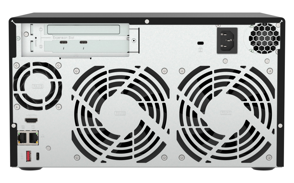 Unidad NAS QNAP TVS-h874T de 8 Bahias Intel Core i9-12900E 64GB DDR4 Thunderbolt 4 2.5GbE No incluye discos