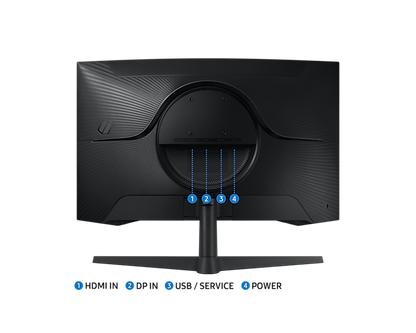 Monitor Samsung 27" Gaming Odyssey G55C QHD 2560 x 1440 165HZ VA CURVO 1000R G5