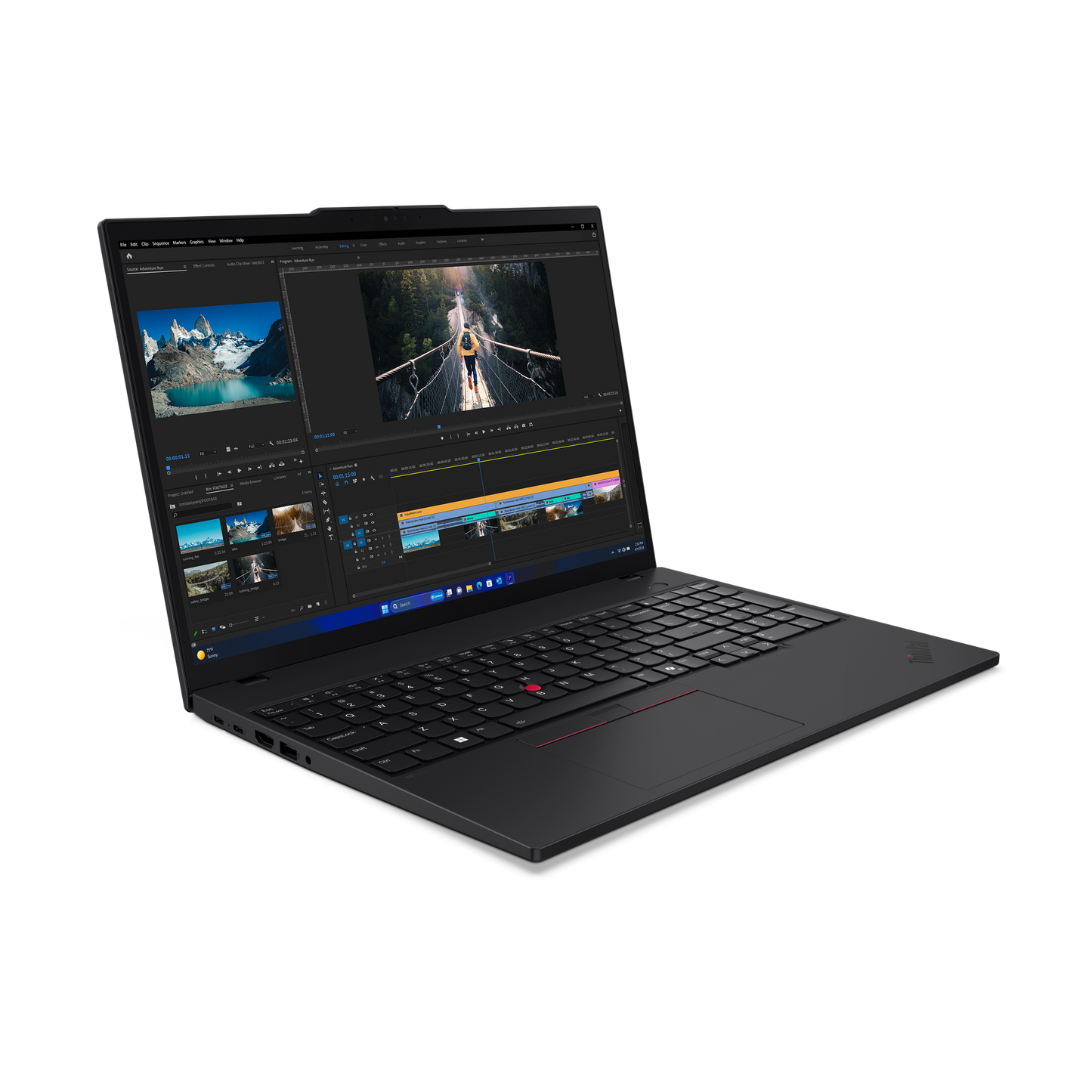 Laptop Lenovo ThinkPad T16 G3 16" Intel Core Ultra 5 125U Win 11 Pro 64 16 GB 512GB SSD 3YR Premier Support Negro