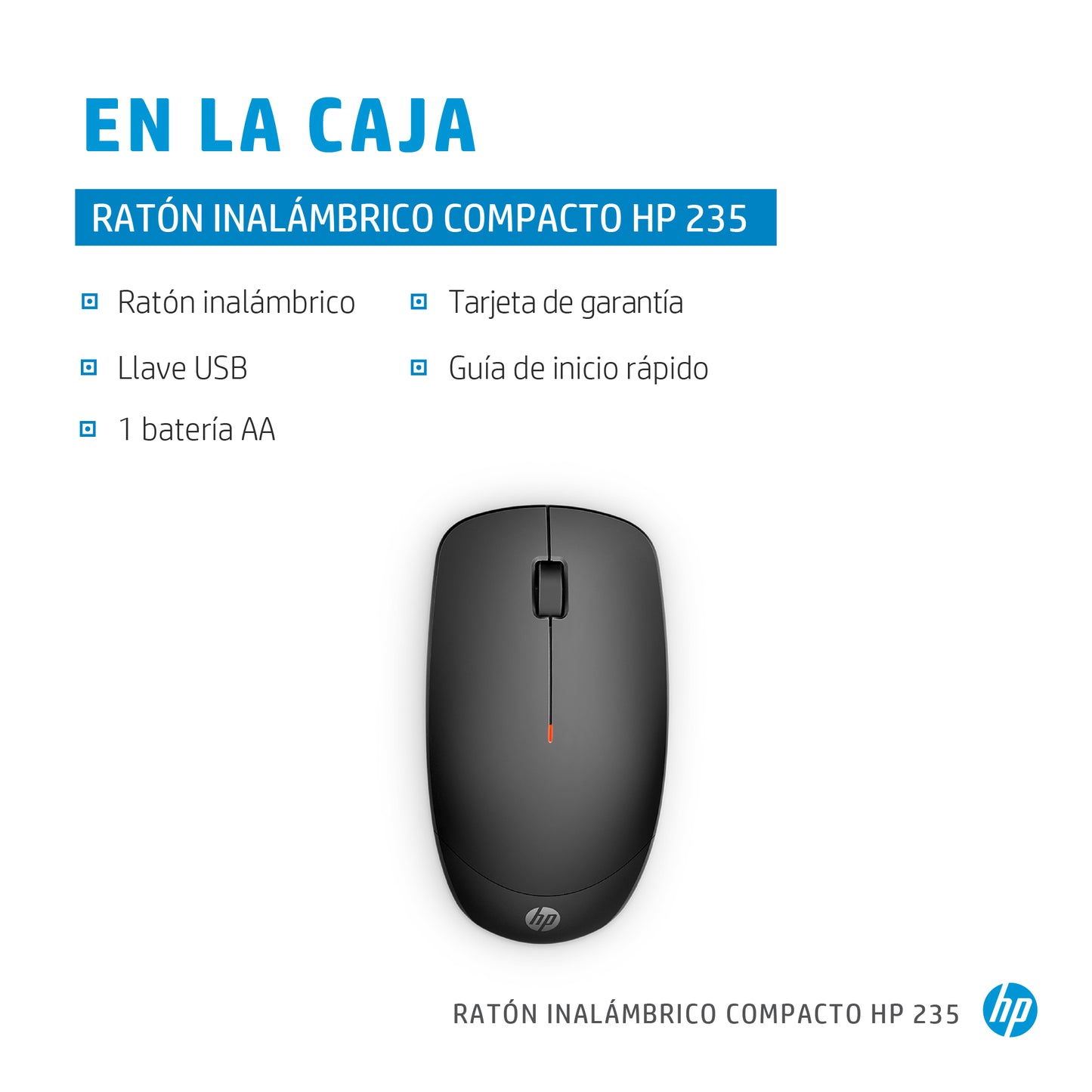Mouse HP 235 Slim Inalambrico 4E407UT
