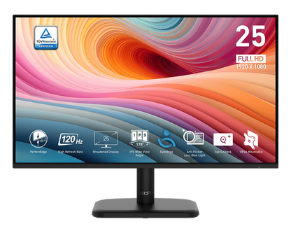 Monitor MSI PRO MP251L E2 24.5 Full HD Panel IPS 100Hz HDMI Negro