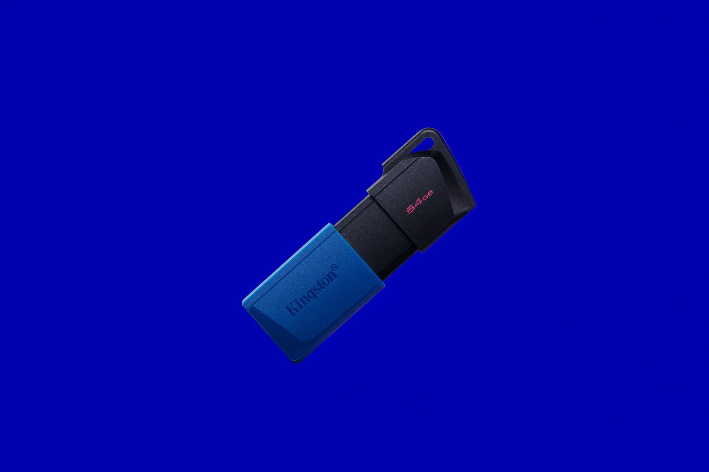 Memoria USB Kingston DataTraveler Exodia M 64GB USB 3.2 Gen1 Color Negro-Azul
