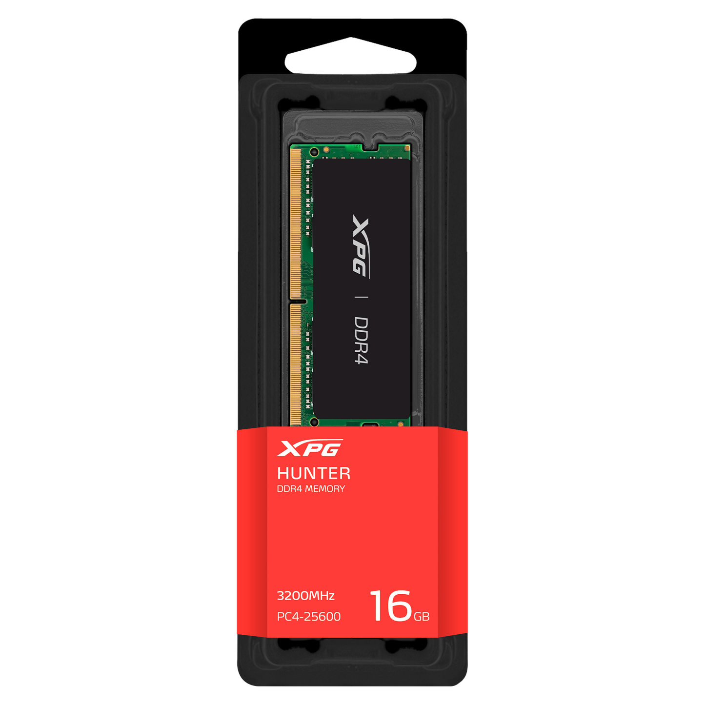 Memoria Ram SODIMM Adata XPG Hunter DDR4 PC4-25600 3200 MHZ 16GB Color Negro