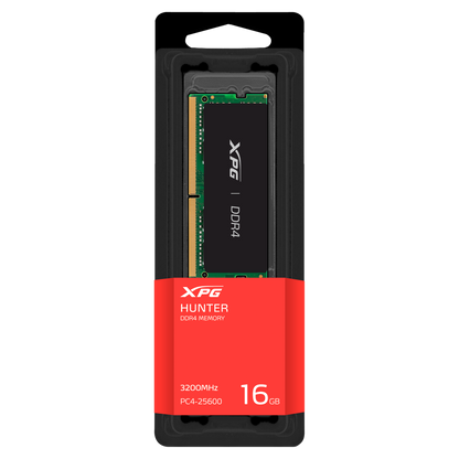 Memoria Ram SODIMM Adata XPG Hunter DDR4 PC4-25600 3200 MHZ 16GB Color Negro