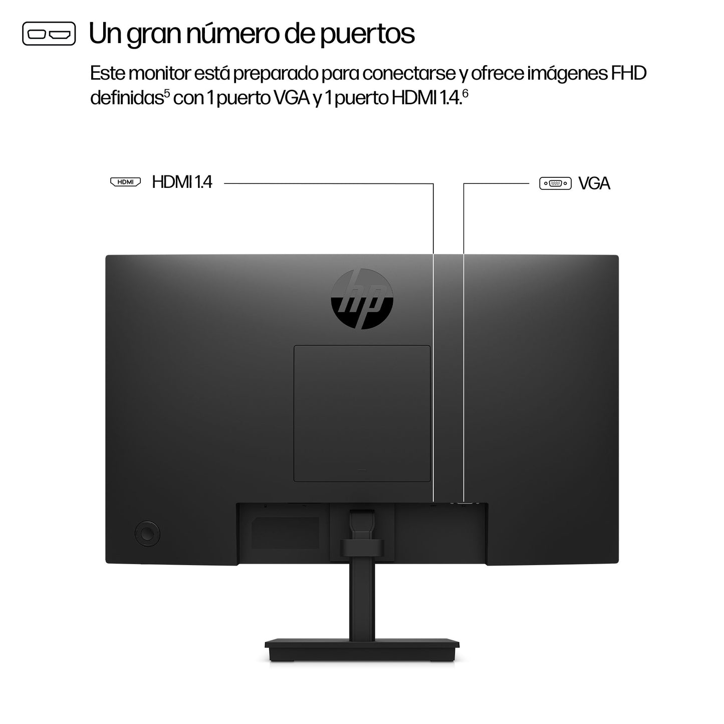 Monitor HP 322pv Serie 3 Pro FHD Tamaño 21.45 resolucion (1920x1080)