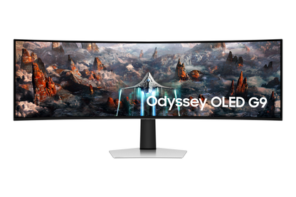 Monitor Gaming Samsung 49" Curvo 1800R Oled Resolucion 5120x1440 Panel Oled