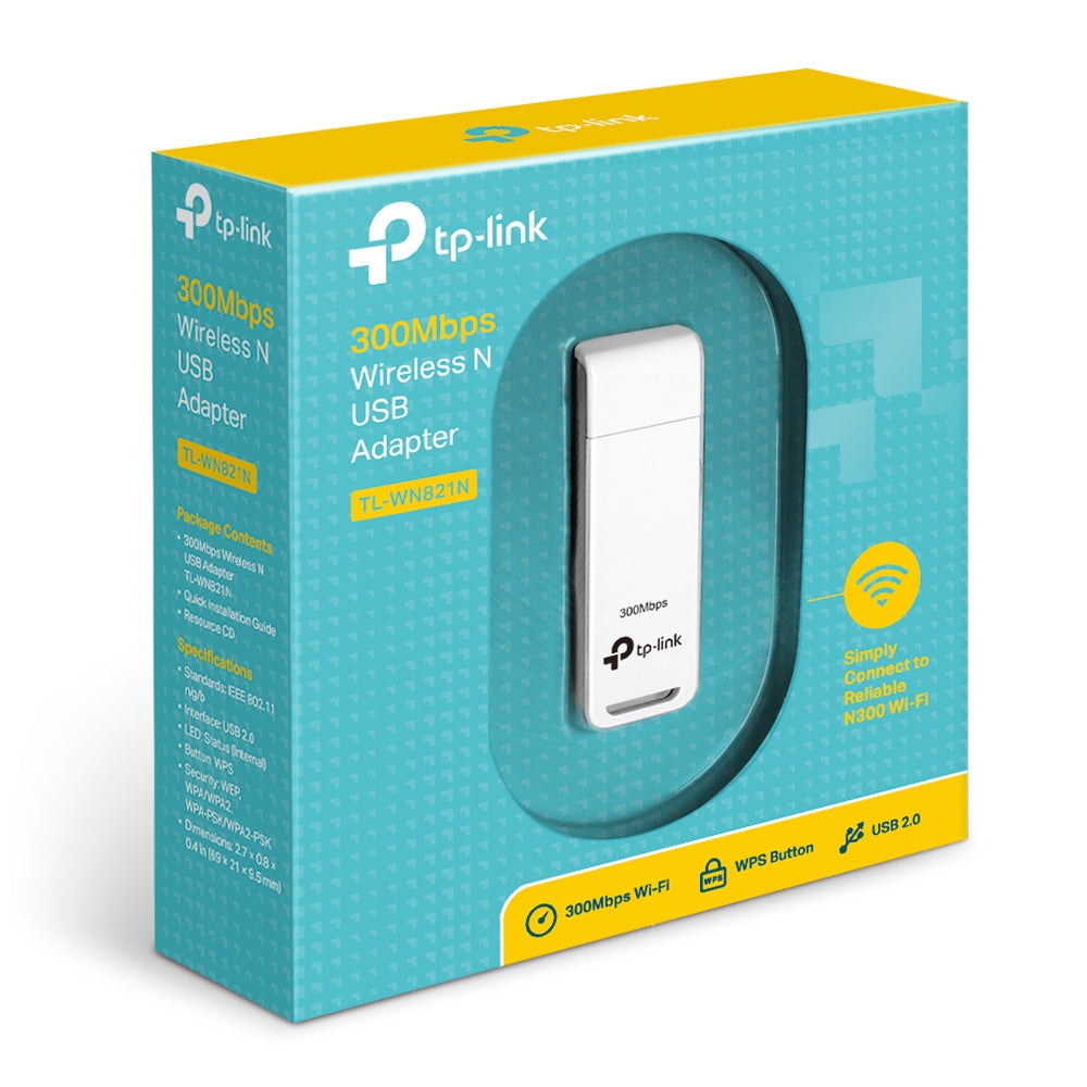 TARJETA DE RED INALAMBRICA TP-LINK USB N 300MBPS CHIPSET ATH