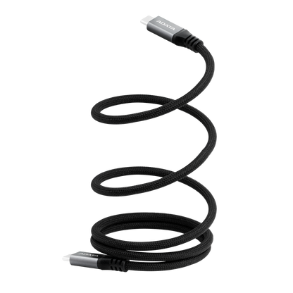 CABLE MAGNETICO ADATA USB-C ADOPTA EL USB 3.2 GEN2 ESTANDAR VLOCIDAD DE TRANSFERENCIA DE DATOS DE 10 GBPS COLOR NEGRO