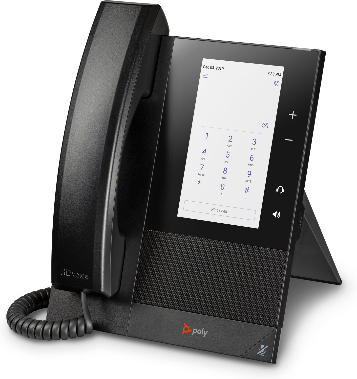 Poly Telefono IP multimedia empresarial CCX 400 para Microsoft Teams y habilitado con PoE