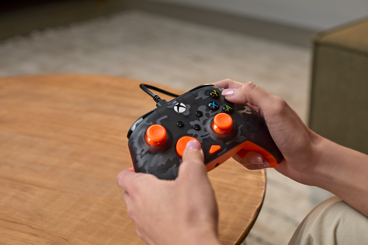 Control XB Turtle Beach Rematch Core Wired Controller- Ghost Black Camo/Orang