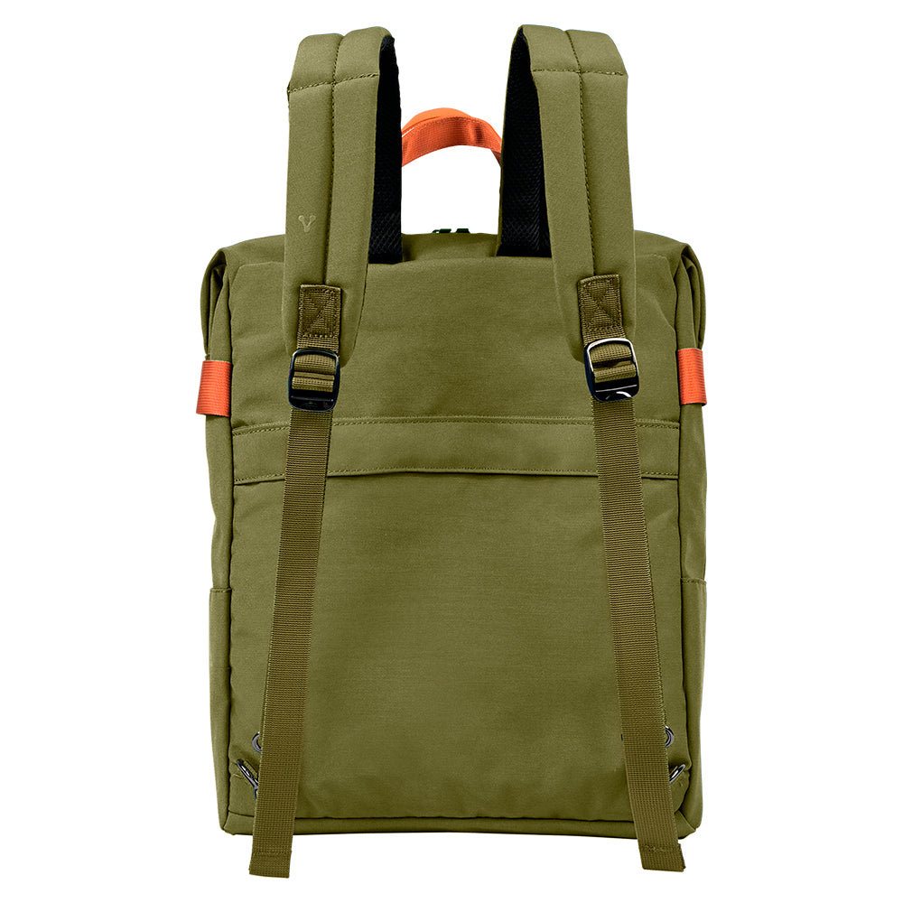 Mochila Vorago Bp-301 Vintage Doble Uso Laptop 15 6 Verde