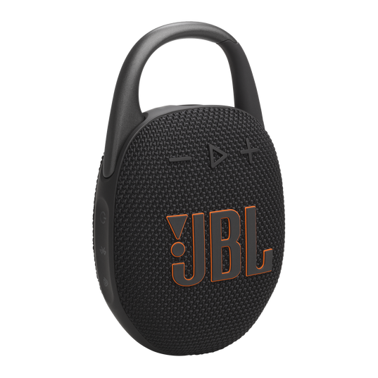 Altavoz JBL Clip 5 inalámbrico portátil resistente al agua color Negro