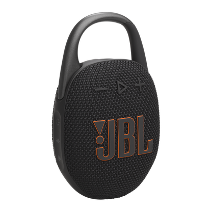 Altavoz JBL Clip 5 inalámbrico portátil resistente al agua color Negro