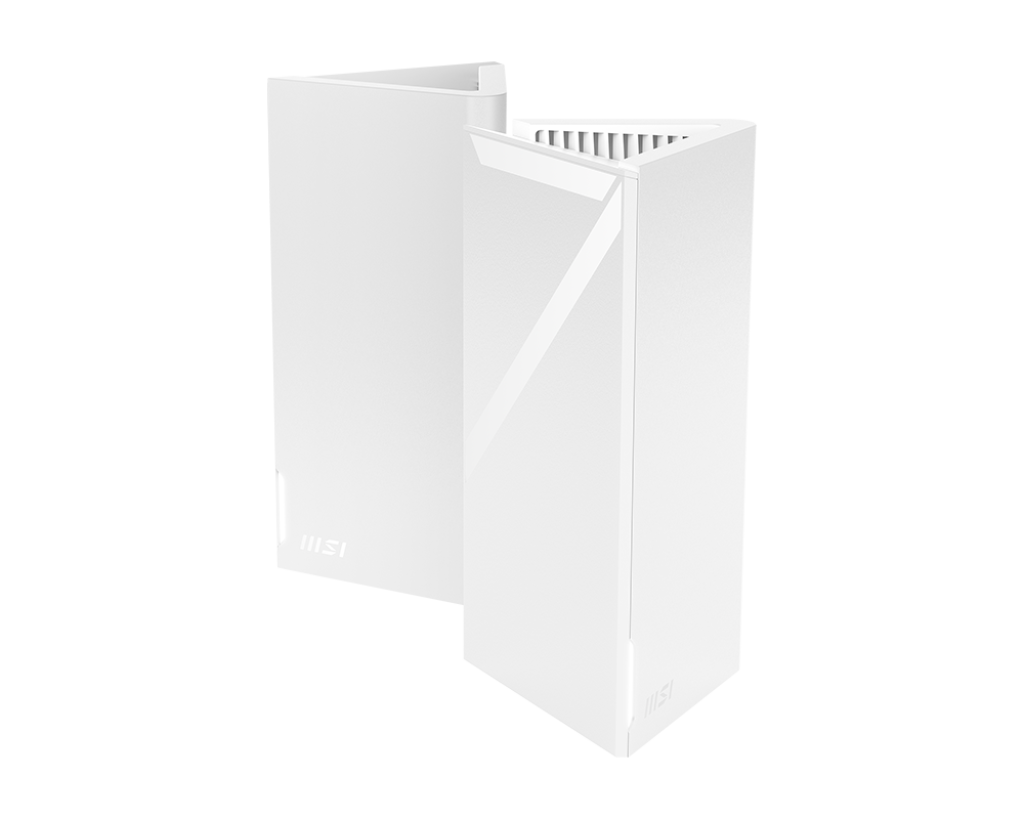 Router MSI con Sistema de Red Wi-Fi en Malla Roamii BE Lite 2882Mbit/s 3x RJ-45 2.4/5GHz 4 Antenas Internas 2 pz Blanco