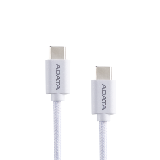 Cable USB Adata USB-C A USB-C de 2 metros Color Blanco