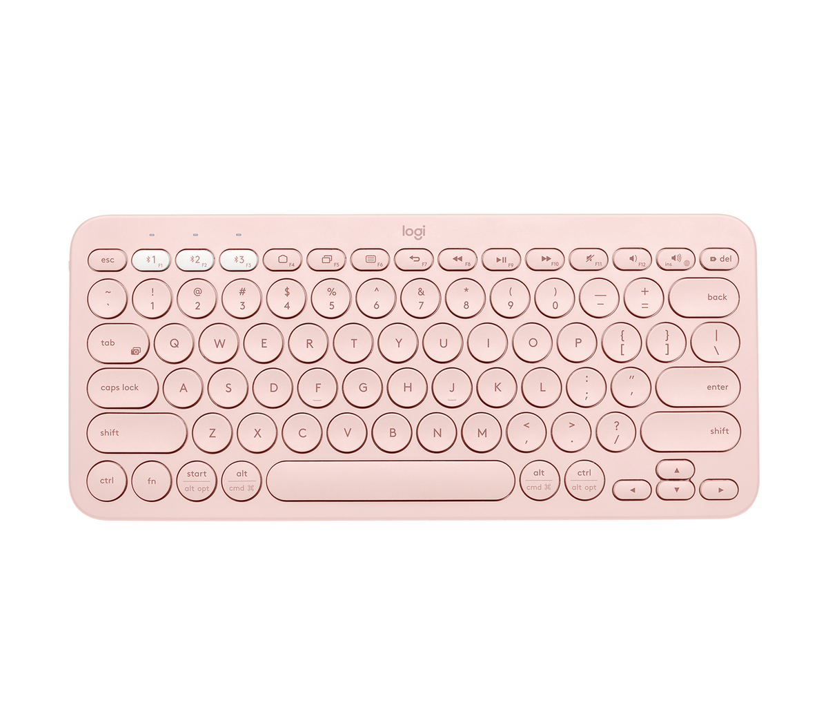 Teclado Logitech K380 Multidispositivo Inalámbrico Color Rosa
