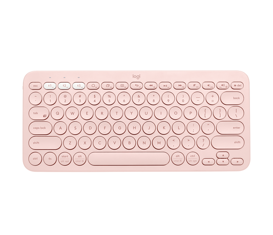 Teclado Logitech K380 Multidispositivo Inalámbrico Color Rosa