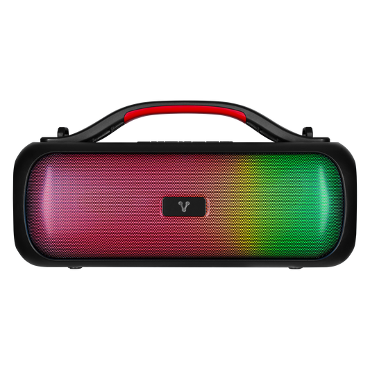 BOCINA VORAGO BSP-440 BLUETOOTH / USB / LUZ FRONTAL RGB / TWS / 20W RMS CON HASTA 5 HRS AUTONOMIA / IPX5