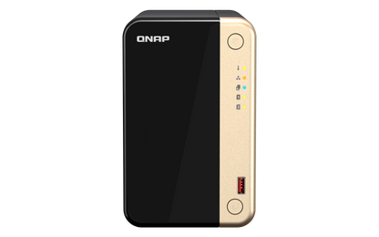 Unidad Almacenamiento NAS QNAP CPU Celeron N5095 Quad Core 2.9GHz 8GB RAM RJ45 2.5GbE 2 Bahias 3.5 Linux Sin Discos