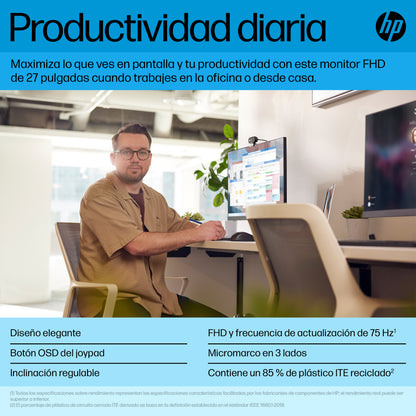 Monitor HP 27 P27H G5 FHD 1920x1080 5ms Panel IPS LCD HDMI/VGA