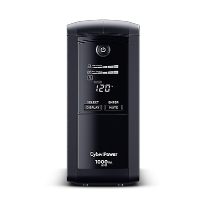 UPS CYBERPOWER 1000VA 600W 9 CONT PANTALLA LCD INTELIGENTE M