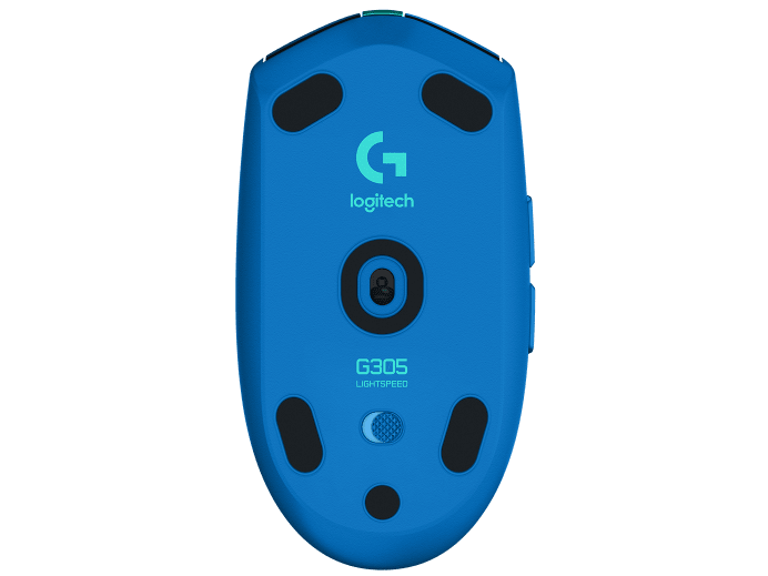 Mouse Logitech G305 LIGHTSPEED Gaming Inalámbrico Sensor Hero 6 Botones Color Azul