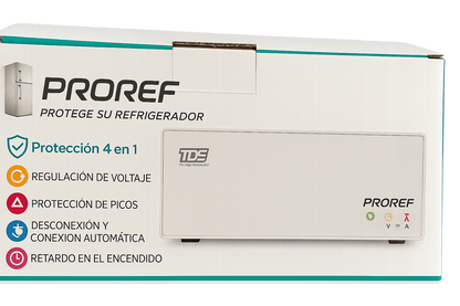 Regulador de Voltaje TDE PRO REF 1500 Gabinete Metalico 1 Contacto Aterrizado 1500 wats