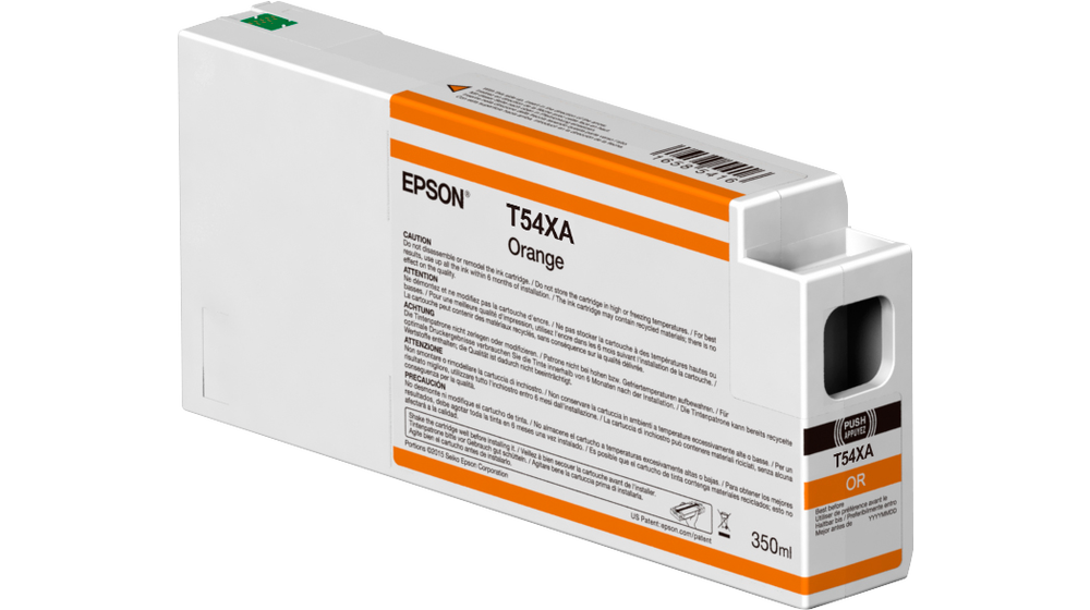 Tinta Epson UltraChrome HD 350 ml Color Naranja