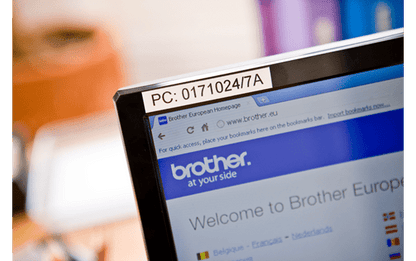 Ejemplos para Cinta Laminada Brother TZeS211