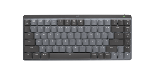 Teclado Logitech MX Mechanical Mini Inalámbrico Alto Desempeño Color Grafito