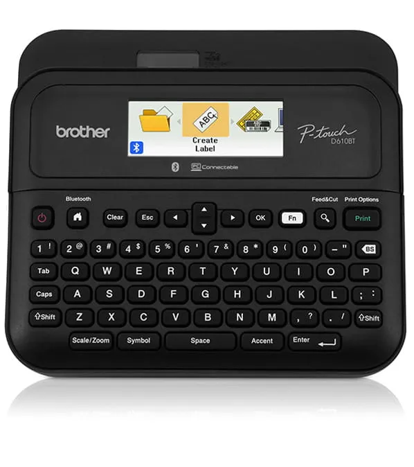 Rotulador Electrónico Brother P-Touch PTD610 Pantalla Color Conexión PC/Móvil