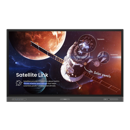 Pantalla BenQ RP7503 Board 75" Interactiva 4K UHD Resolución 3840x2160 Panel IPS